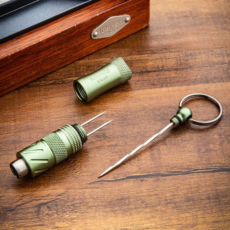 Đục lỗ kèm que thông và bắt top cigar Lubinski YJA-40009