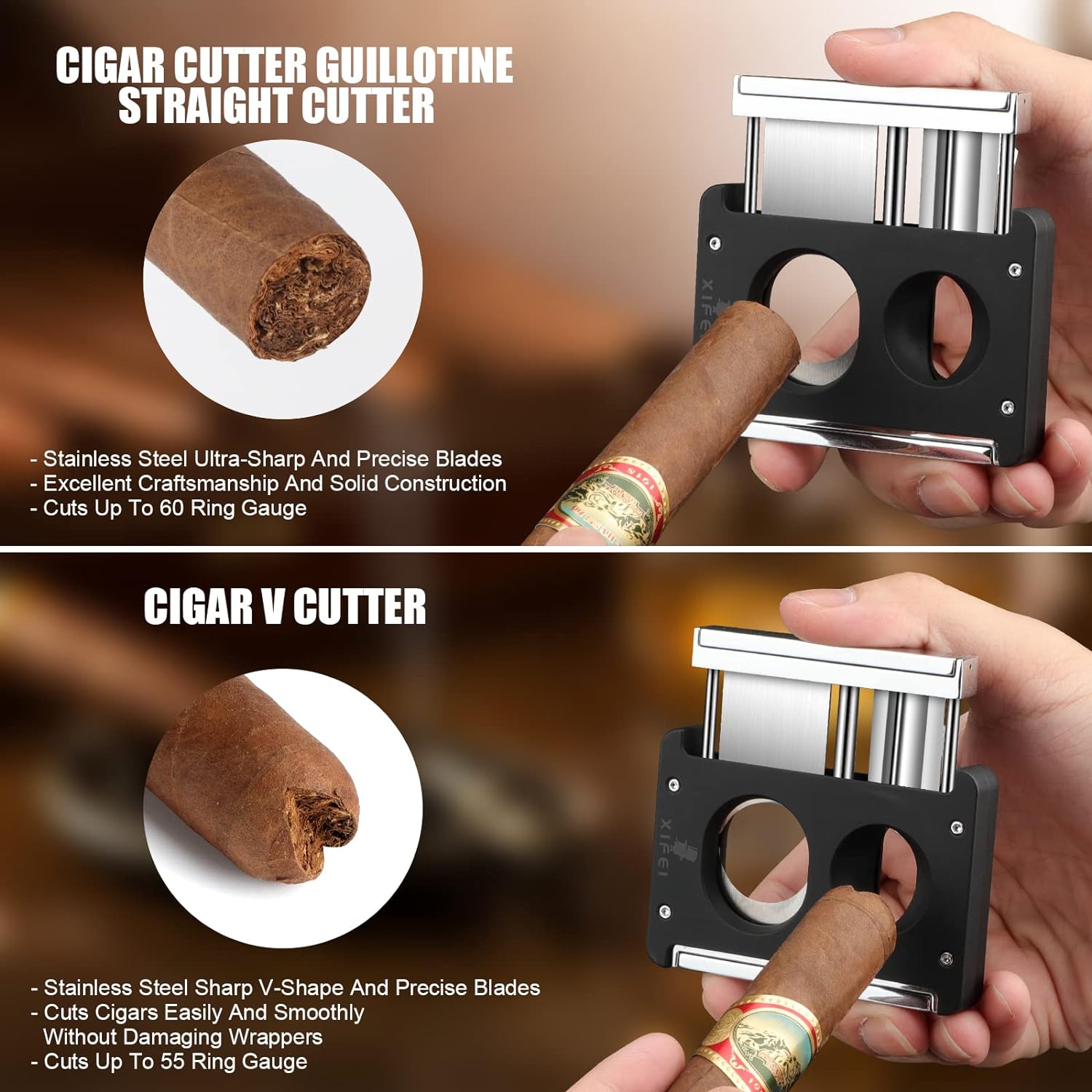 Dao cắt cigar 4 trong 1 Caseti CA181