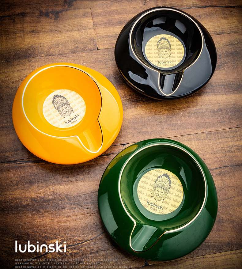 Gạt tàn sứ 1 điếu Lubinski YJA 20049