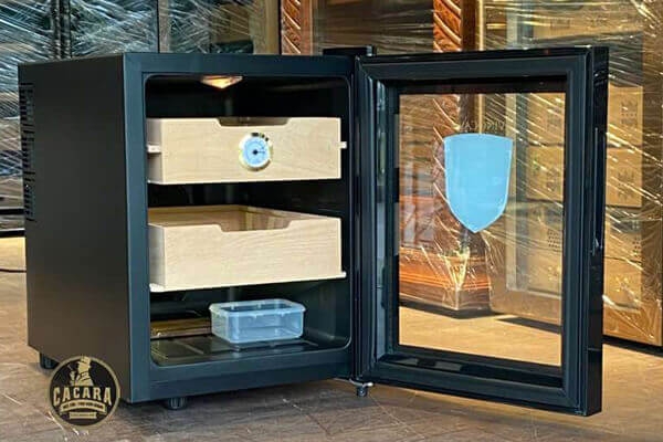 Tủ đựng cigar mini, phù hợp với không gian nhỏ