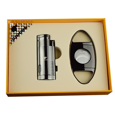 Bộ Set bật lửa và dao cắt xì gà Cohiba T14