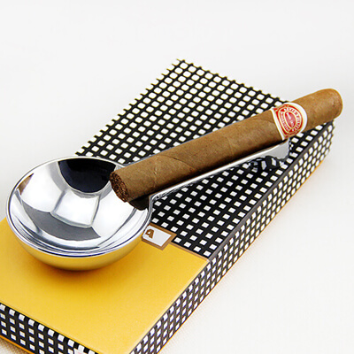 Gạt tàn cigar 1 điếu Cohiba kim loại G116